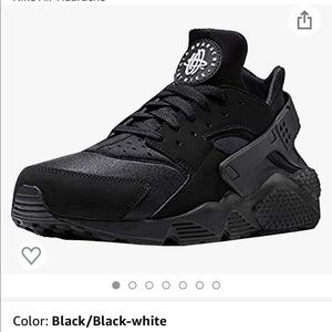 Men’s huarache running shoes.. son wore one time! In excellent condition!